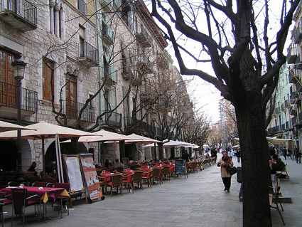 La Rambla de la Llibertat di Girona